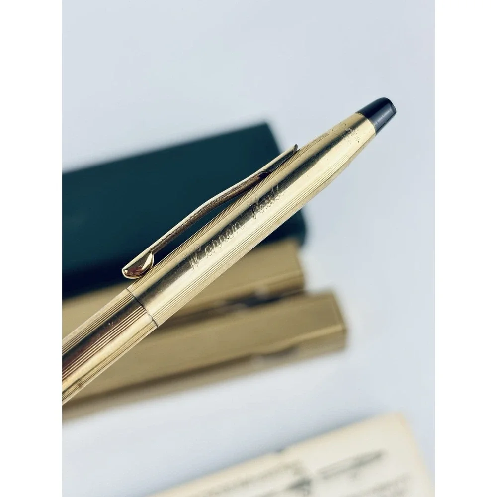 Lot Of Cross Pens & Pencil & Refills - 1 Gold Filled- All Work - Vintage